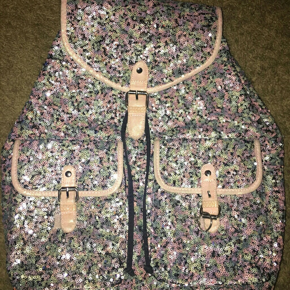Justice bling bookbag